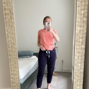 Figs purple scrub bottoms